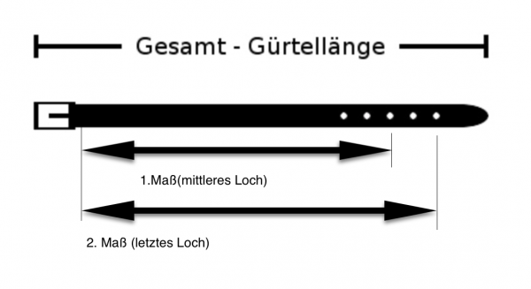 Gürtel Feuerwehr Leibriemen 4,5cm Uniform 2-Dornschnalle Doppeldorn Leder